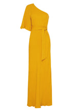 Load image into Gallery viewer, LAUTNER ONE SHOULDER BIAS MAXI DRESS - SAFFRON