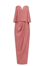 Load image into Gallery viewer, LUXE &#39;U&#39; WIRE FRILL DRESS - ROSE